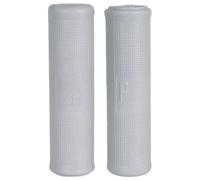 cyclingcolors Poignée Moto 123 mm diamètre 21 mm Caoutchouc Guidon Compatible avec Vespa 50 LR 125 VMA VNB 1 2 150 VBA, Gris