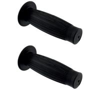 cyclingcolors Poignée Moto 125 mm Caoutchouc Guidon idéal café Racer Scooter maxiscooter cyclomoteur, Noir