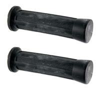 cyclingcolors Poignée Moto 125 mm diamètre 24 mm Caoutchouc Guidon Compatible avec Vespa PK 50cc, Noir