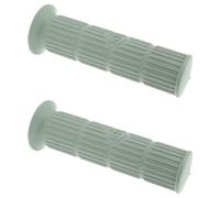 cyclingcolors Poignée Moto 130 mm diamètre 24 mm Caoutchouc Guidon Compatible avec Vespa PX 125 150cc, Gris