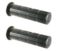 cyclingcolors Poignée Moto 130 mm diamètre 24 mm Caoutchouc Guidon Compatible avec Vespa PX 125 150cc, Noir