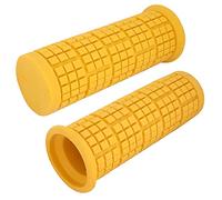 cyclingcolors Poignée vélo Confort 22mm 110mm Cycle antidérapant VTT Ville BMX Adulte Paire (Jaune)
