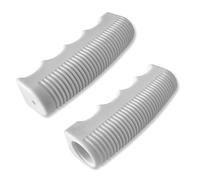 cyclingcolors poignée vélo Ville 22mm 110mm antidérapante Ergonomique Cycle VTT VTC Route (Blanc)