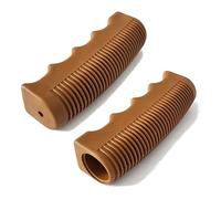cyclingcolors poignée vélo Ville 22mm 110mm antidérapante Ergonomique Cycle VTT VTC Route (Marron)