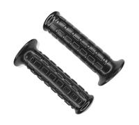 cyclingcolors Poignées de Guidon Moto 115 mm Gauche 7/8" (22 mm) Droite 1" (24 mm) revêtement antidérapant Installation Facile Scooter Moto Cyclo, Noir