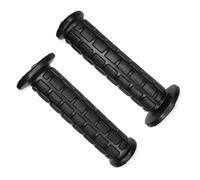 cyclingcolors Poignées de Guidon Moto 130 mm Gauche 7/8" (22 mm) Droite 1" (24 mm) revêtement antidérapant Installation Facile Scooter Moto Cyclo, Noir