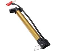 cyclingcolors Pompe à Main Portable Velo Ballon Embout Flexible Valve gonflage Schrader Presta Flexible Double tête, Couleur aléatoire