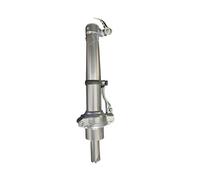 cyclingcolors Potence de vélo Pliant Argent Acier réglable 22,2mm