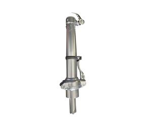 cyclingcolors Potence de vélo Pliant Argent Acier réglable 22,2mm