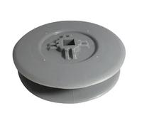 cyclingcolors Poulie de guidage de volet roulant pour sangle 12 à 15mm sortie carrée 10mm en plastique gris à clipser Fenêtre Store Cordon, Ø 100mm