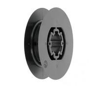 cyclingcolors Poulie de guidage volet roulant sangle 12 à 15mm sortie crabot 27mm plastique noir à clipser Fenêtre Store, Ø 80mm