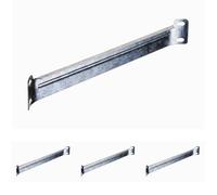 cyclingcolors raidisseur d'angle de lit plat 387mm Acier pour Cadre Latte sommier Meuble support Barre de Renfort (Lot de 4)