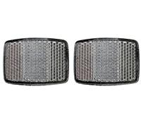 cyclingcolors réflecteur Avant Blanc vélo à Visser catadioptre réfléchissant Ville Route Fixie singlespeed VTT (Lot de 2)