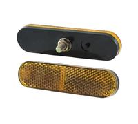 cyclingcolors réflecteur catadioptre rectangulaire orange à visser moto scooter voiture véhicule 95mm