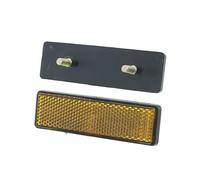 cyclingcolors réflecteur catadioptre rectangulaire orange à visser moto scooter voiture véhicule 95mm