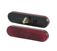 cyclingcolors réflecteur catadioptre rectangulaire rouge à visser moto scooter voiture véhicule 95mm