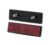 cyclingcolors réflecteur catadioptre rectangulaire rouge à visser moto scooter voiture véhicule 95mm