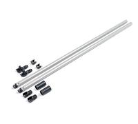 cyclingcolors reling rail rond central 500mm, gris, ensemble, coulisse, tiroir, meuble