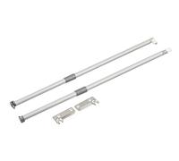 cyclingcolors reling rail rond longitudinal 400mm, gris, ensemble, coulisse, tiroir, meuble