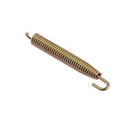 cyclingcolors ressort pot échappement universel moto scooter mobylette, longueur 90mm x diamètre 10mm, doré, attache pivotante