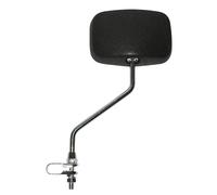 cyclingcolors rétroviseur vélo route ville fixie singlespeed VTT VTC universel gauche ou droit 110x80mm rectangle noir tige 190mm fixation collier réglable 22,2mm