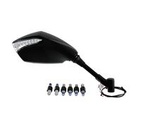 cyclingcolors rétroviseurs universel compatible avec Couple avec clignotants moto scooter cyclomoteur