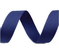 cyclingcolors ruban sergé coton à chevrons largeur 20mm x longueur 50m, bleu berlin