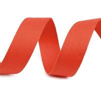 cyclingcolors ruban sergé coton à chevrons largeur 20mm x longueur 50m, orange