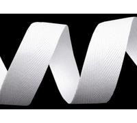 cyclingcolors ruban sergé coton à chevrons largeur 30mm x longueur 50m, blanc