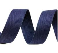 cyclingcolors ruban sergé coton à chevrons largeur 30mm x longueur 50m, bleu de paris