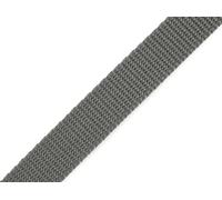 cyclingcolors Sangle en polypropylène, Largeur 20 mm, Longueur 25 mètre, Sac à Dos Corde Meuble Chaise toboggas mercerie vêtement, Gris
