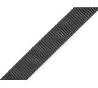 cyclingcolors Sangle en polypropylène, Largeur 20 mm, Longueur 25 mètre, Sac à Dos Corde Meuble Chaise toboggas mercerie vêtement, Gris foncé
