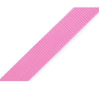 cyclingcolors Sangle en polypropylène, Largeur 25 mm, Longueur 25 mètre, épaisseur 2mm, Sac à Dos Corde Meuble Chaise toboggas mercerie vêtement, Rose Clair