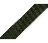 cyclingcolors Sangle en polypropylène, Largeur 30 mm, Longueur 25 mètre, épaisseur 2mm, Sac à Dos Corde Meuble Chaise toboggas mercerie vêtement, Vert Kaki