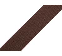 cyclingcolors Sangle en polypropylène, Largeur 30 mm, Longueur 25 mètre, Sac à Dos Corde Meuble Chaise toboggas mercerie vêtement, Marron foncé