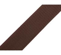 cyclingcolors Sangle en polypropylène, Largeur 40 mm, Longueur 25 mètre, Sac à Dos Corde Meuble Chaise toboggas mercerie vêtement, Marron foncé