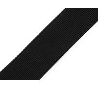 cyclingcolors Sangle en polypropylène, Largeur 50 mm, Longueur 25 mètre, Sac à Dos Corde Meuble Chaise toboggas mercerie vêtement, Noir