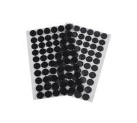 cyclingcolors Scratch Autocollant Rond Double Face Pastille Scratch Autocollant Crochets Boucles Création Couture Carterie DIY Artisanat 60 paires 15mm, noir