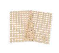 cyclingcolors Scratch Autocollant Rond Double Face Pastille Scratch Autocollant Crochets Boucles Création Couture Carterie DIY Artisanat 126 paires 10mm, beige clair