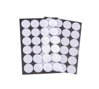 cyclingcolors Scratch Autocollant Rond Double Face Pastille Scratch Autocollant Crochets Boucles Création Couture Carterie DIY Artisanat 24 paires 25mm, blanc