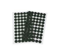 cyclingcolors Scratch Autocollant Rond Double Face Pastille Scratch Autocollant Crochets Boucles Création Couture Carterie DIY Artisanat 60 paires 15mm, vert foncé