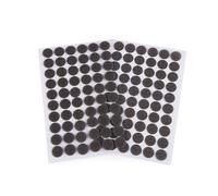 cyclingcolors Scratch Autocollant Rond Double Face Pastille Scratch Autocollant Crochets Boucles Création Couture Carterie DIY Artisanat 60 paires 15mm, gris mat