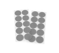 cyclingcolors Scratch Autocollant Rond Double Face Pastille Scratch Autocollant Crochets Boucles Création Couture Carterie DIY Artisanat 10 paires 35mm, gris