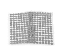 cyclingcolors Scratch Autocollant Rond Double Face Pastille Scratch Autocollant Crochets Boucles Création Couture Carterie DIY Artisanat 126 paires 10mm, gris