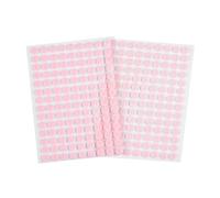 cyclingcolors Scratch Autocollant Rond Double Face Pastille Scratch Autocollant Crochets Boucles Création Couture Carterie DIY Artisanat 126 paires 10mm, rose clair