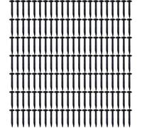 cyclingcolors Semence de Tapisserie Evidée en Acier Bleui Petit Clou Pique Tête Plate Tige Biseautée, 14mm 100gr