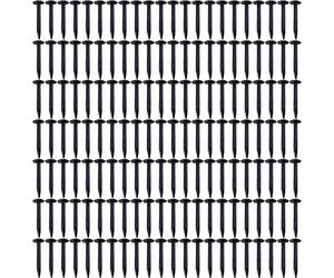 cyclingcolors Semence de Tapisserie Evidée en Acier Bleui Petit Clou Pique Tête Plate Tige Biseautée, 24mm 100gr