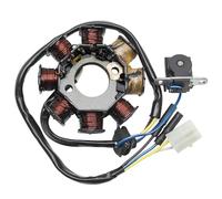cyclingcolors stator allumage moteur moto scooter mobylette compatible avec gy6 139qmb peugeot v clic kymco agility sym orbit baotian bt49qt 8 poles