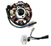 cyclingcolors stator allumage moteur moto scooter mobylette compatible avec peugeot 50 kisbee v clic kymco agility sym orbit baotian bt49qt gy6 139qmb 8 poles 5 fils