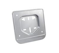 cyclingcolors Support de Plaque immatriculation Moto Scooter Porte Plaque, 155x150mm Plastique chromé